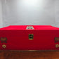 Red velvet Quran Box With Rehl
