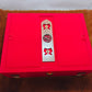 Red velvet Quran Box With Rehl
