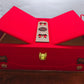 Red velvet Quran Box With Rehl